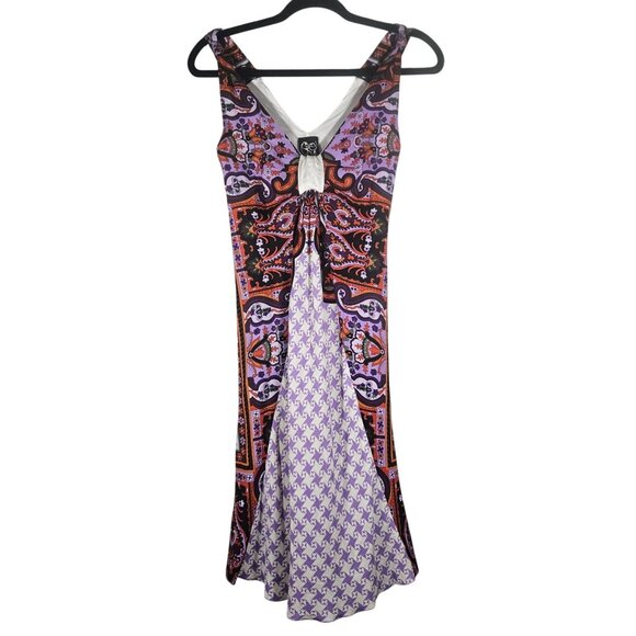 Taka by Takawear Women’s Mini Slip Dress Purple XS Boho Whimsygoth Coquette - Picture 1 of 10